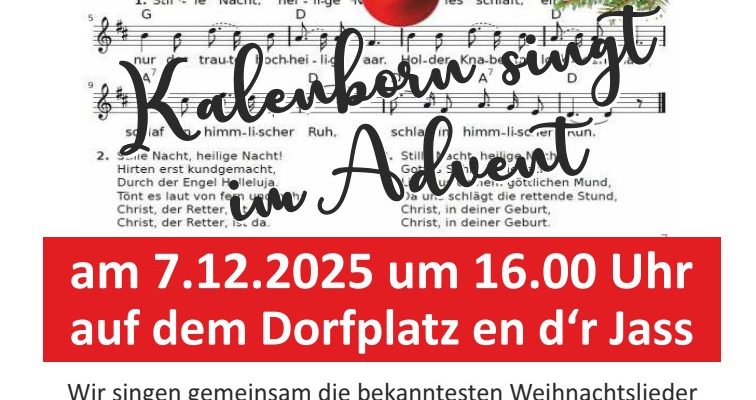 Kalenborn singt im Advent